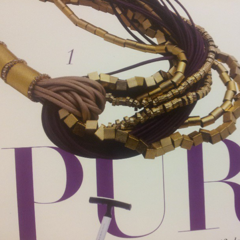 Our Beautifull Purple necklace featured in the press